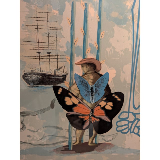 1970s Salvador Dalí "Three of Staves" Signed Limited Edition Lithograph, Framed For Sale In Los Angeles - Image 6 of 8