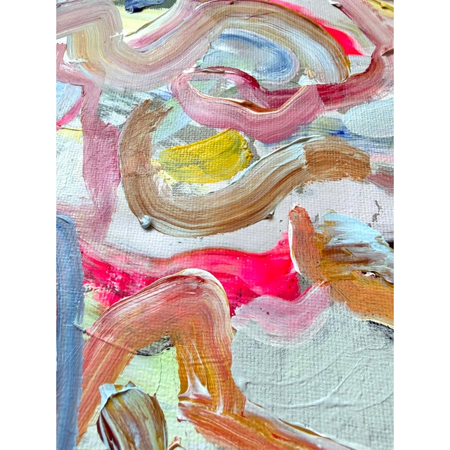 Abstract Framed Abstract Expressionist Painting For Sale - Image 3 of 4