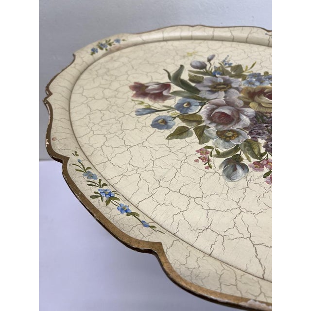 Serving Tray on Stand from Wiggers, Denmark, 1950s, 1940s For Sale - Image 10 of 14