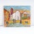 Textile Trevi, Piazza Cortevecchia Ferrara, 2000s, Oil on Canvas For Sale - Image 7 of 7