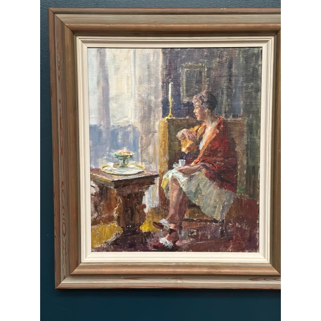 Johan Bladh, Hertha Polhemsgatan, Stockholm, 1965, Oil Painting on Canvas, Framed For Sale - Image 4 of 12