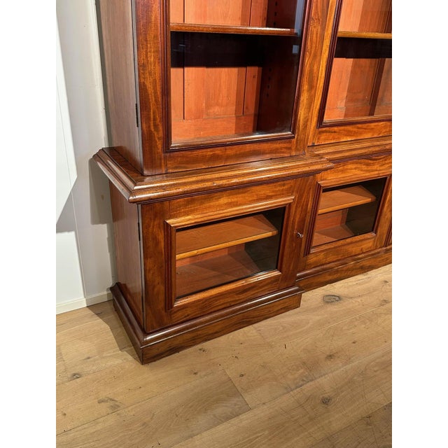 Large Victorian Bookcase in Mahogany For Sale - Image 13 of 18