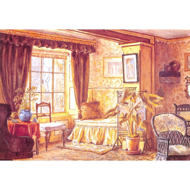 Traditional "Nineteenth Century Interiors: An Album of Watercolors" 1992 Gere, Charlotte For Sale - Image 3 of 11