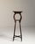 1910s French Chestnut Brown Art Nouveau Pedestal Table with Ceramic Tile Top For Sale - Image 4 of 15