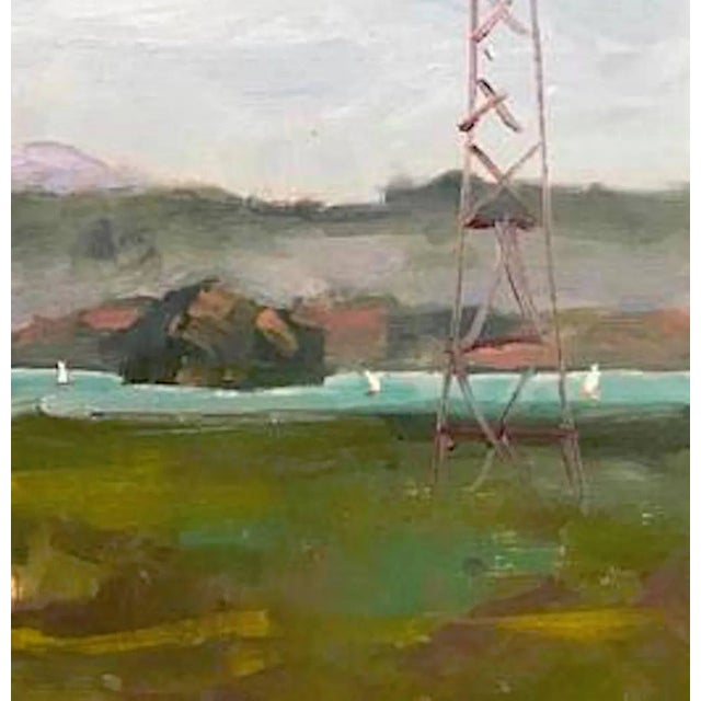 San Quentin Prison, Original Oil Painting Plein Air For Sale - Image 4 of 10