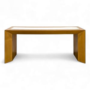 Console Table with Maple Veneer, 1980s