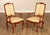 High Quality American Made Pair Of Armchairs By Century Furniture Featuring Solid Wood Frames With Shaped Crest Rails,...