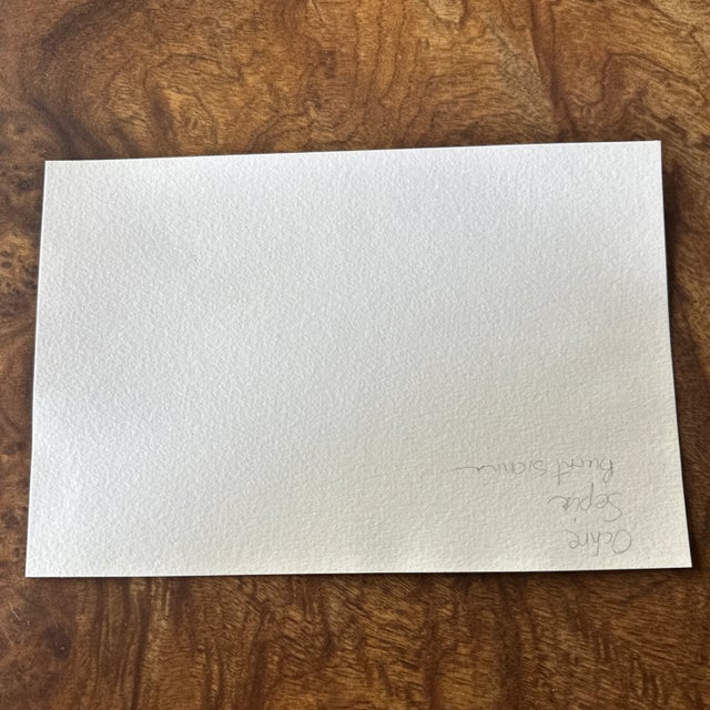 Abstract “Golden Dunes” Signed Original Watercolor Painting by Nancy Smith For Sale - Image 3 of 3