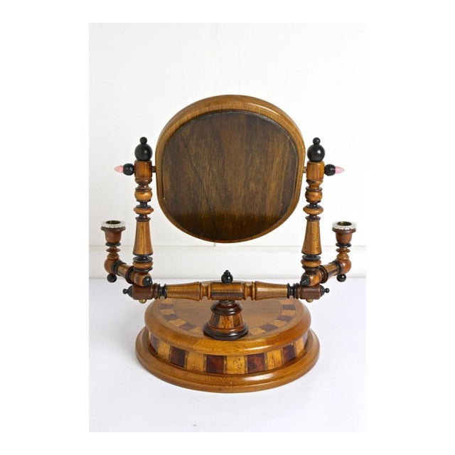 Vanity Table Mirror with Candlesticks, 19th Century For Sale - Image 12 of 18