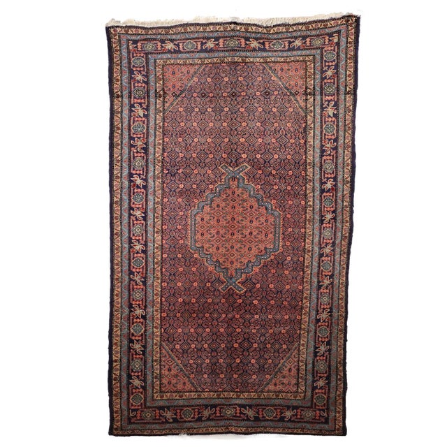 Antique Mud Rug in Wool and Cotton For Sale - Image 12 of 12