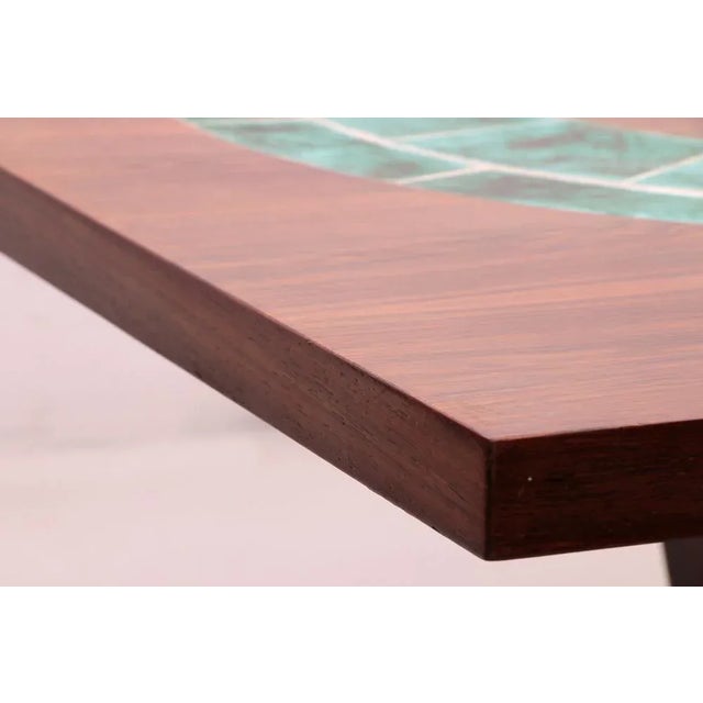 Ceramic Danish Design Coffee Table with Ceramic Tiles, 1960 For Sale - Image 7 of 11