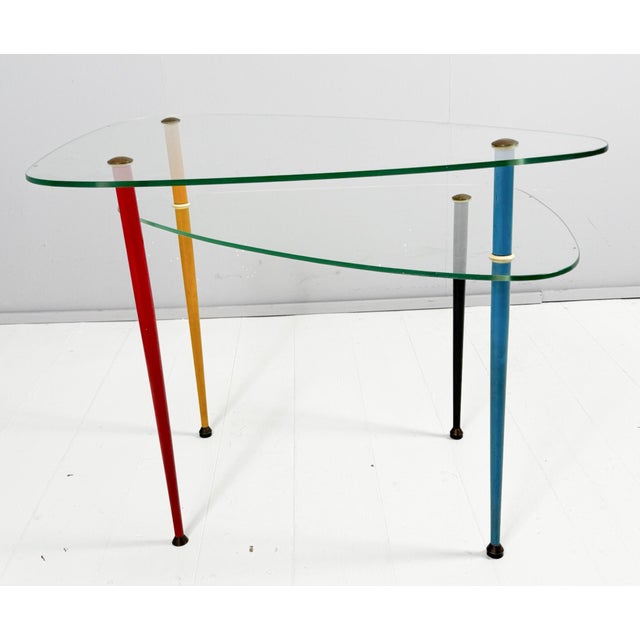 Arlecchino Side Table by Edoardo Paoli for Vitrex, 1950s For Sale - Image 6 of 18