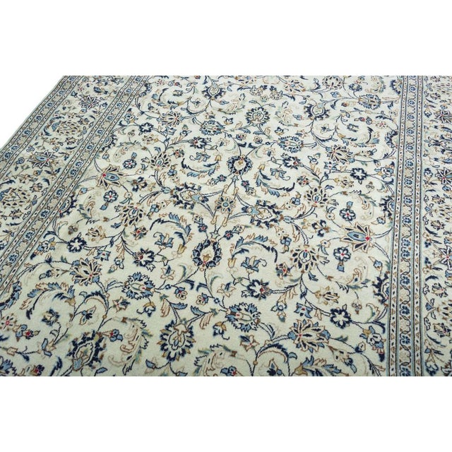 2000 - 2009 Hand-Knotted Kashan Cork and Wool Rug, 2000s For Sale - Image 5 of 13