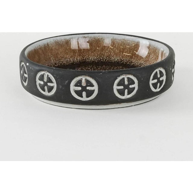 Danish Ceramic Bowl from Frank Keramik, 1960s For Sale - Image 6 of 7