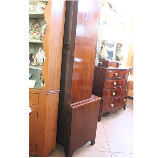 Antique Georgian Period Mahogany Glass Front Bookcase For Sale - Image 12 of 18