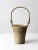 Vintage Frank Polizzi Pottery Basket Vase For Sale - Image 9 of 13
