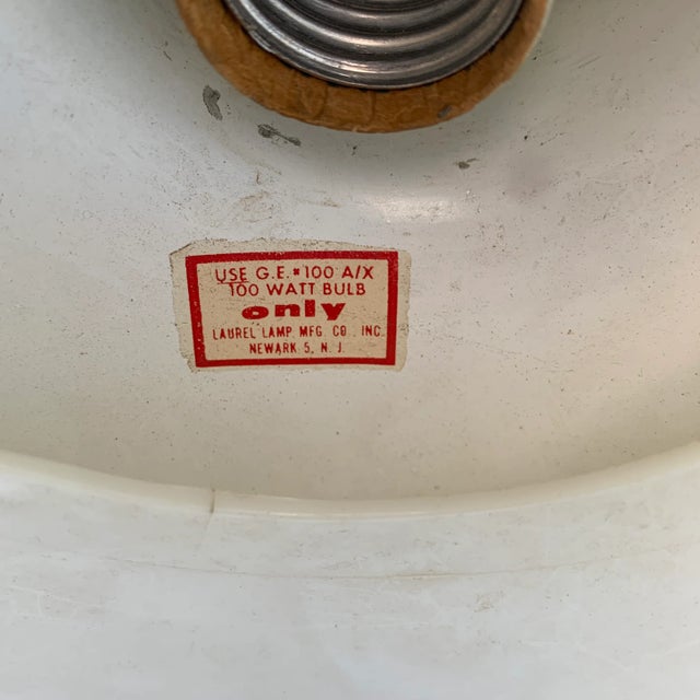 Mid 20th Century Mod Yellow Laurel Gooseneck Floor Lamp, Model B-683 For Sale - Image 10 of 13