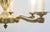 French Brass Chandelier, 1940s For Sale - Image 6 of 15