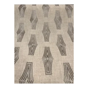 Caracole Classic Modern Platinum and Beige Designer Fabric 8286-89cc - 16.5 Yards