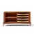 Dux Style Mid Century Walnut Tambour Door Credenza For Sale In Chicago - Image 6 of 9