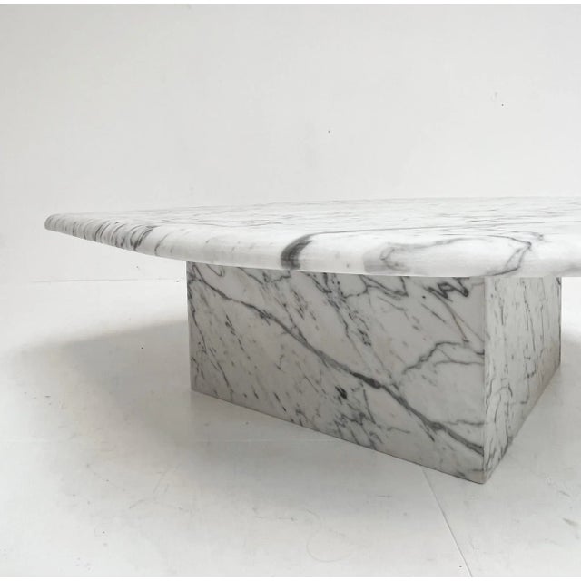 1980s Carrera Marble Coffee Table, 1980s For Sale - Image 5 of 15