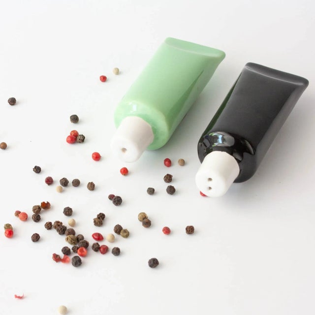 Ceramic Paint Tubes Salt and Pepper Shakers, 1970s, Set of 2 For Sale - Image 7 of 11