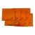 1980s Vintage Boho Chic French Linen Halloween Bat Napkins - Set of 8. For Sale