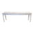 Antique French Rustic Painted Pine and Hardwood Console Table With Greek Key Motif For Sale