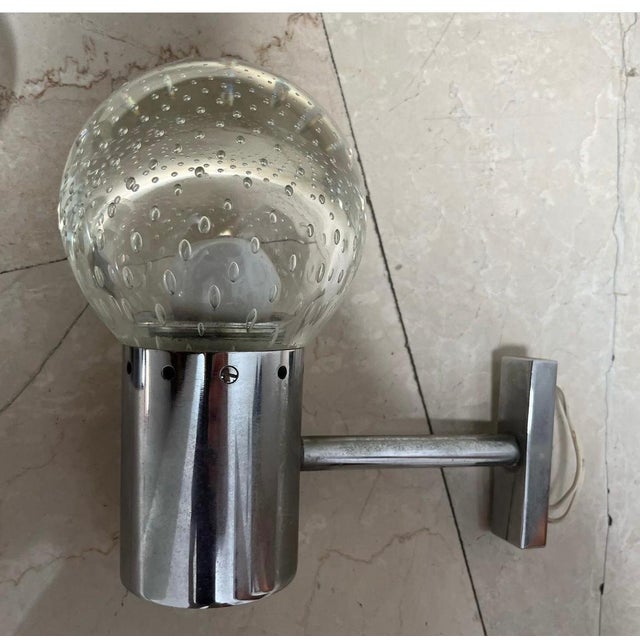 Sun Wall Lamps by Gino Sarfatti and Archimede Seguso for Seguso, 1960s, Set of 2 For Sale - Image 6 of 8