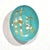 Likely by Fratelli Fanciullacci, this large and dramatic platter or charger has a vivid turquoise background surrounding a...