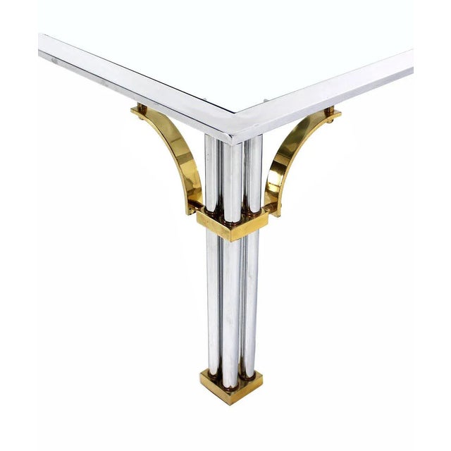 Very nice mid-century modern coffee table in style of Jansen.