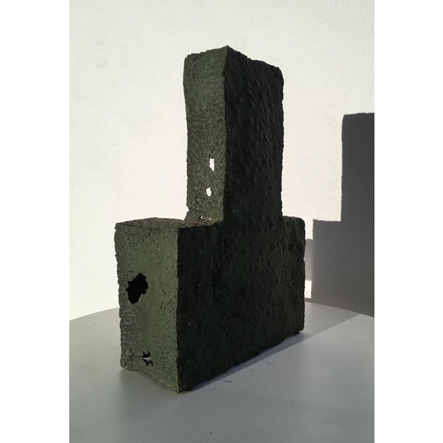 Italian Cast Iron Abstract Sculpture by Urano Palma, 1985 For Sale - Image 17 of 18