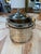 1970s Vintage Silver-Plated Woven Metal Ice Bucket With Lid For Sale - Image 5 of 9
