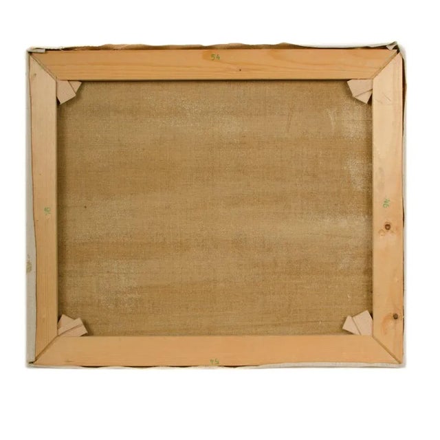 "Mosaic Trees" painting (British, b. 1872 - d. 1951) - Oil on canvas, signed lower left.