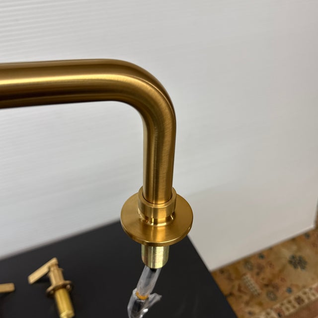Gold Kohler Castia by Studio McGee Bathroom Faucet With Drain Assembly For Sale - Image 8 of 12