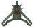 Vintage metal Christmas tree stand. Designed to support holiday trees, it features a central cylinder to hold the tree and...