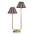 An imaginative twist on a classic style, the Polly Double Arm Table Lamp reaches upward with twin scalloped shades that...
