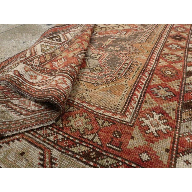 Galerie Shabab Collection Early 20th Century Persian Afshar Accent Rug For Sale In New York - Image 6 of 6