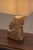 French Sculptural Sandstone Table Lamp, 1970s For Sale - Image 3 of 10