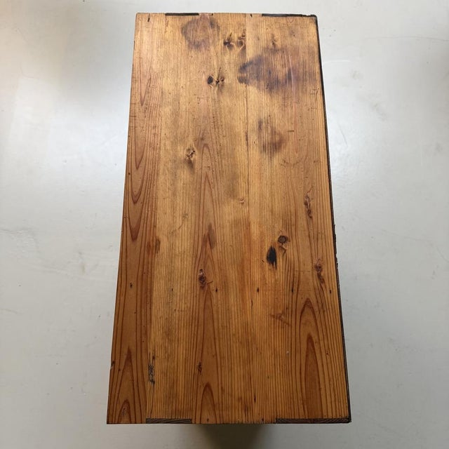 Mid-Century Japanese Storage Cabinet in Sugi Wood, 1960s For Sale - Image 10 of 12