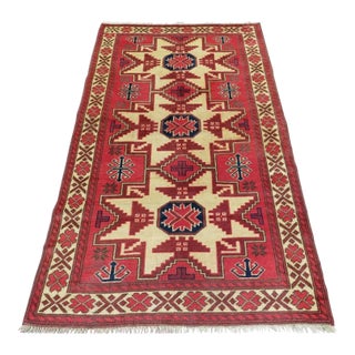 1960s Vintage Turkish Handknotted Area Rug - 41"x72" For Sale