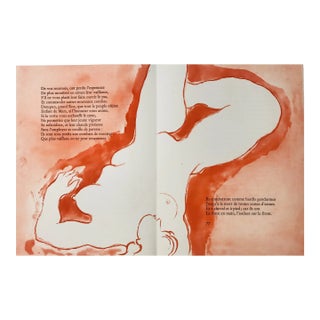 Edouard Pignon Original Engraving Les Sirenes No. 3 1976 For Sale