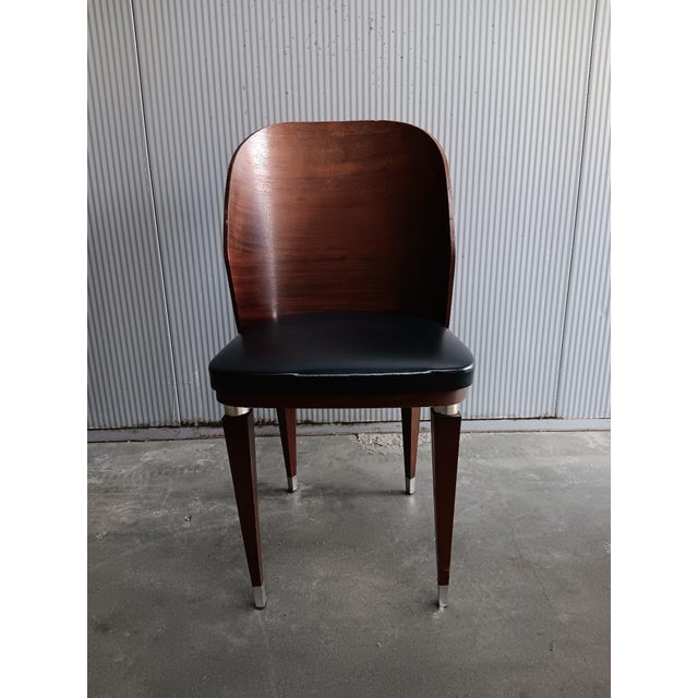 Mid-Century Modern Vintage Vanson Chairs by Peter Hayward, 1950s, Set of 4 For Sale - Image 3 of 9