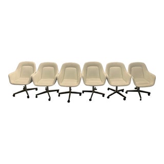1968 Max Pearson for Knoll Swivel Chairs - Rare Set of 6 For Sale