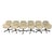1968 Max Pearson for Knoll Swivel Chairs - Rare Set of 6 For Sale