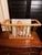Vintage Scandinavian-magazine rack crafted from solid oak with a beautifully sculpted silhouette. Perfect for storing up...