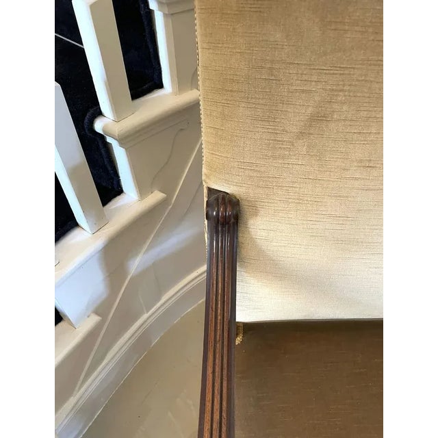 Antique Victorian French Carved Walnut Settee For Sale - Image 5 of 12