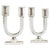 Vintage French Art Deco Candleholders in Crystal, 1930s, Set of 2 For Sale - Image 12 of 12