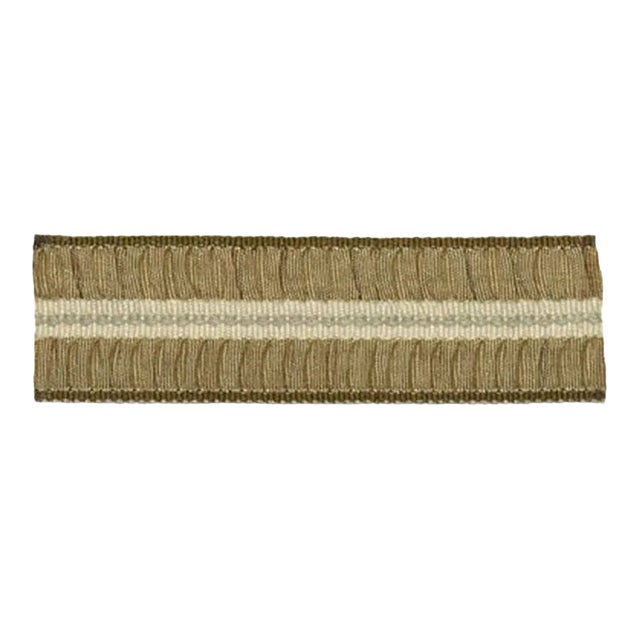 Sample - Schumacher Camden Braid in Moonstone For Sale