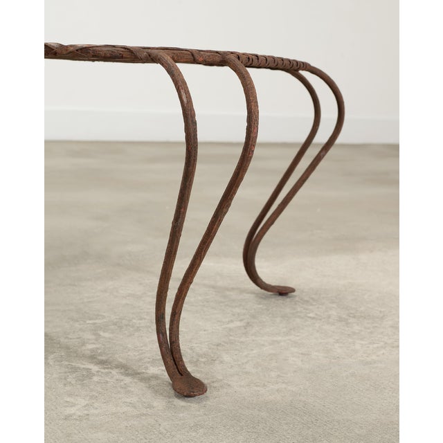 Pair of Rose Tarlow Twig Iron Garden Lattice Side Tables For Sale - Image 10 of 18